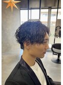 ツイストスパイラル×センターパート