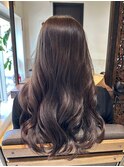 ダークブラウン/韓国ウェーブ