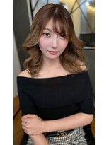 ヘアカロン 熊本本店(Hair CALON) 韓国風顔周りレイヤーカット髪質改善カラー