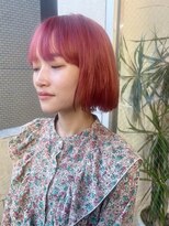 クリコ ヘアーデザイン(CLICQUOT hair design)&nbsp;ピンク×ボブスタイル