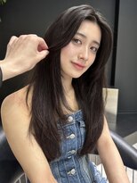 シティ(CITY) 韓国風レイヤーカット ウルフ ロングレイヤー ストレート