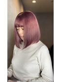 ハイトーンピンクボブ