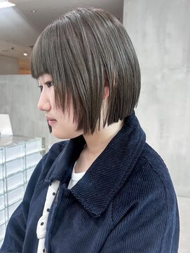 アルバム 渋谷パルコ(ALBUM) ボブミディアムショート顔周りレイヤー美髪_ba543511