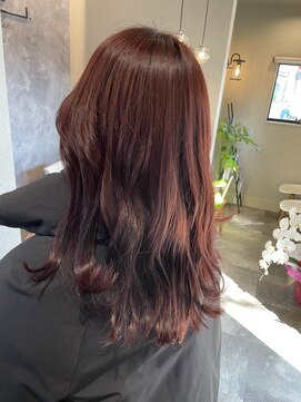 ロア ファーストクラス(LORE.first class) レイヤースタイル×艶感MAXピンクカラー