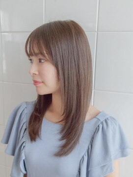 色彩堂 ひばりヶ丘店 透明感顔まわりレイヤースタイル