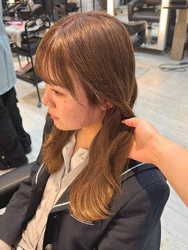 インク サカエ(inq sakae) 1ブリーチダブルカラーミルクティーブラウン