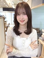 プラグ バイ ネオリーブ(plug by neolive)&nbsp;チェリーブラウン×髪質改善[髪質改善/縮毛矯正/韓国]