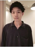 men's/メンズ/スパイキーショート/フェード/ニュアンスパーマ
