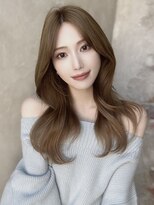 エインアンリー 明治神宮前(AIN.ANLY.)&nbsp;ローズブラウンアッシュブロンド暗めカラーデザインカラー