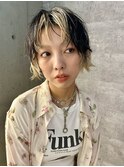 インナーカラー☆レイヤーショートボブ