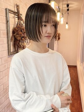 キュー(CUE) エッジーボブ、髪質改善、ヘッドスパ