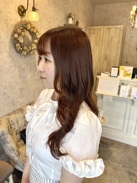 ディーヴァヘアーエズ(DIVA hair Eze) 【yui】オレンジブラウン/レイヤー/顔周りレイヤー