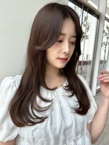 バイオレットジェム(Violet`jem)&nbsp;レイヤーカット韓国ヘア顔まわりカットショコラブラウンKA-95