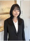 ハッシュカット×ブルーブラック