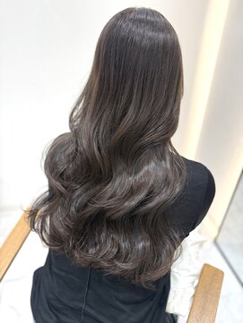 ジーナ 博多筑紫口(Zina) 【tama】ダークモカグレージュ×韓国巻き