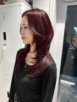 プリアバイポプルス 渋谷(pria by popls)&nbsp;ハッシュカット/ミディアムレイヤー/韓国レイヤー/渋谷/20代