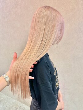 ロンド レア 天神大名店(Lond Le’a) オリーブグレー /ココアベージュ/黒髪/小顔に見せるヘア