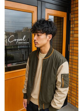 コポル(Copol) メンズ×ゆるめシャドウパーマ