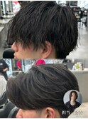パーマ落とし曲がる縮毛矯正縮毛矯正失敗原宿メンズパーマ