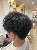 強めシャドウパーマ