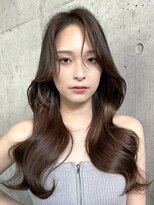 エインアンリー 明治神宮前(AIN.ANLY.) オリーブグレー大人ガーリー韓国ヘア