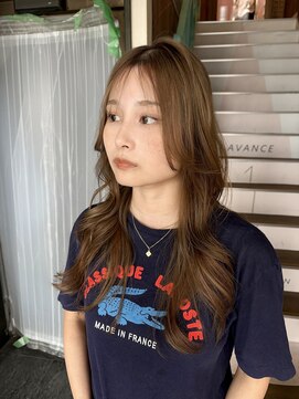 アヴァンス 天王寺店(AVANCE.) ミルクティーベージュ×透明感カラー