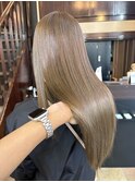 ブリーチ無しでもできる透明感オリーブカラー