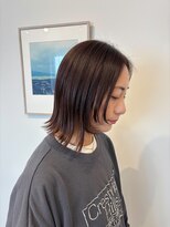 エヌヨンブンノイチ 茅ヶ崎(n1/4)&nbsp;30代40代50代ミディアムボブレイヤーカット似合わせ小顔前髪なし