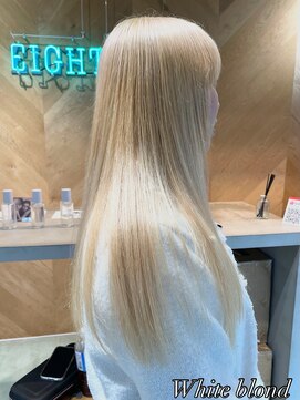エイト 沖縄豊崎店(EIGHT toyosaki) 【EIGHT 豊崎】お客様スタイル_ホワイトブロンド