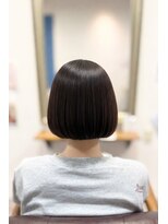 ヘアー グリーン(hair green)&nbsp;まとまり重視大人丸みボブ艶感美シルエット上品ナチュラル感