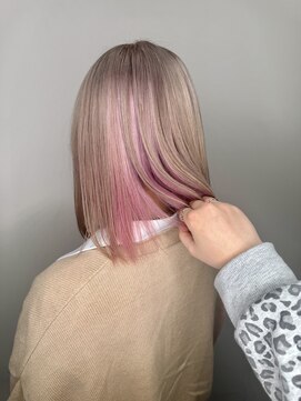 アン(Hair make un) ハイトーンカラー