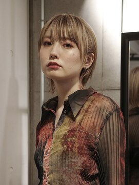 ネロ ヘアサロン 渋谷(NERO HAIR SALON) 【倉田真希】ショートレイヤー モードウルフ 前髪あり