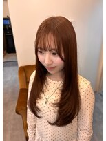 ベンジー 横浜店(benji)&nbsp;オレンジベージュ×レイヤーカット