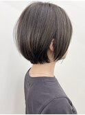 【morio原宿】グレージュショートボブ