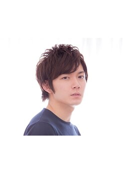 【上土室/朝10時前でも受付OK】カット\3700★できる男のシルエットを実現！生え際をカバーし大人の男を演出