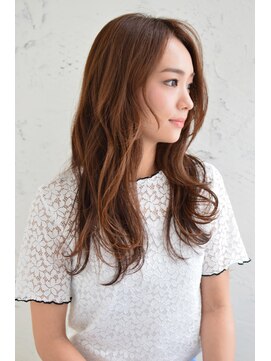 ケアシンサイバシ(CARE shinsaibashi) 大人可愛いセミロング×イルミナカラー