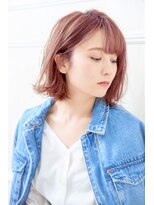 ノアパルフェ 銀座(noah parfait) 『noah parfait大島流』透明感◎ツヤ感ピンクベージュ外ハネロブ