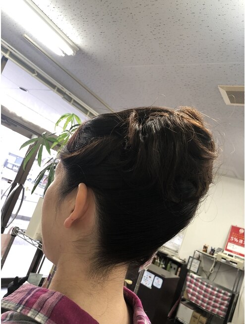 着物大人アップスタイル L064055943 シーヘアー C Hair のヘアカタログ ホットペッパービューティー