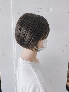 リッカ(RICCA) 【RICCA aya】ミニマムボブ×ミントグレー