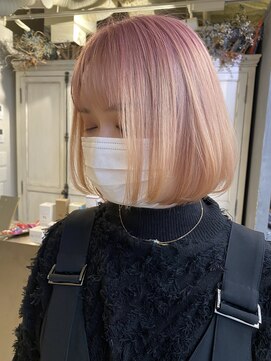 ヘアスタジオニコ(hair studio nico...) ピンクブロンド