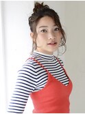 カジュアルキュートなメッシーバンスタイル【EARTH田町店】