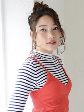 アースエレガンス 田町店(EARTH Elegance) カジュアルキュートなメッシーバンスタイル【EARTH田町店】