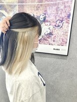 パーセント(percent)&nbsp;【％枚方】インナーカラー☆ホワイトブロンド