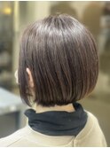 ショートボブ×シークレットツーブロック