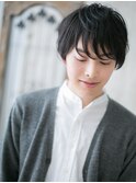 ≪mod's men≫ビジネスも◎黒髪ウェット抜け感ヘアQ