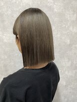 シールドヘアプロデュース(C’LD hair produce) 【 C’LD 】お客様スタイル_ツヤストレートなぷっつりボブ