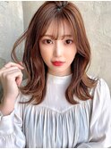 まなstyleレイヤーカットのお色気ヘア 20代30代40代　お顔まわり