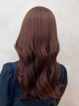 ユーフォリア 銀座(Euphoria) ブリーチなし ピンクカラー 艶髪