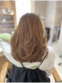 ミディアムレイヤーカット
