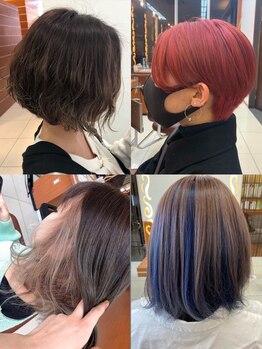 ノブ ヘアデザイン 戸塚店(NOB hairdesign)の写真/【酸熱TR取扱】ケアカラーでダメージレス◎艶感抜群の髪色に☆エイジングケアカラー白髪ぼかしも好評◎
